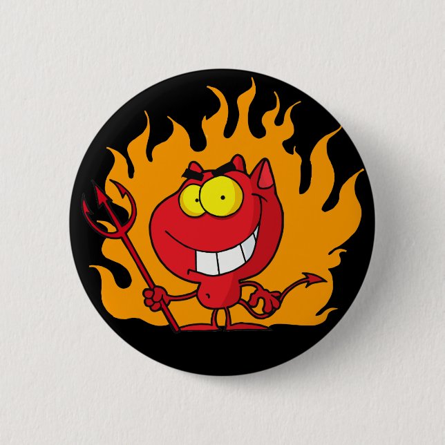 Halloween Devil Button (Front)