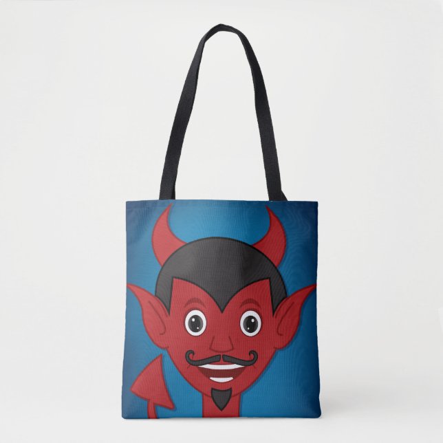 Halloween Devil Tote Bag (Front)