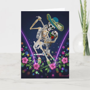 Halloween Dia De Los Muertos Party Invite