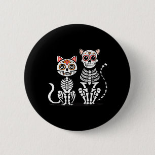 Halloween Dia de los Muertos Sugar Skull Skeleton 6 Cm Round Badge