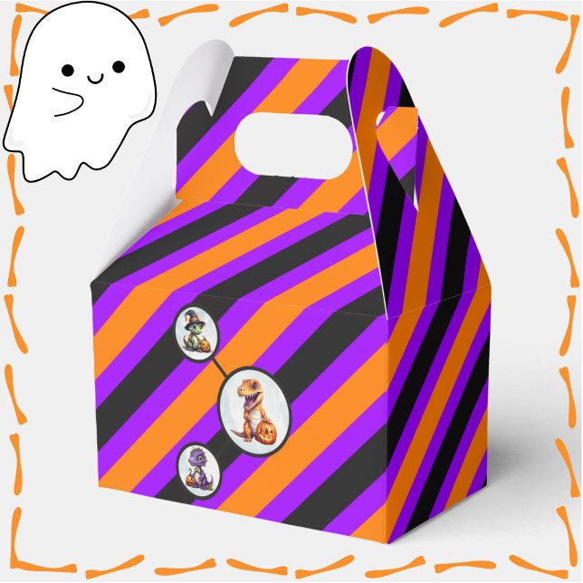 Halloween Dinosaur Dino-Mash Party Favour Box (Dino Gift Box for Halloween)