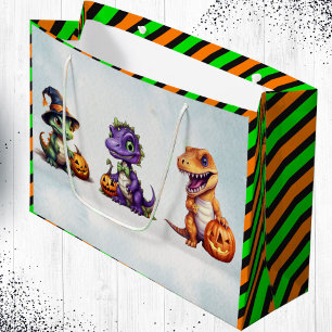 Halloween Dinosaur Dino-Mash Party Large Gift Bag