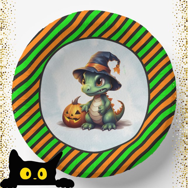 Halloween Dinosaur Dino-Mash Party Paper Plate (Halloween Dinosaur Dino-Mash Party Paper Bowls)