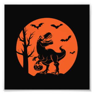 Halloween Dinosaur Family Costume Halloween Photo Print