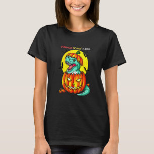 Halloween Dinosaur Pumpkin Scary Rex Halloween T-Shirt