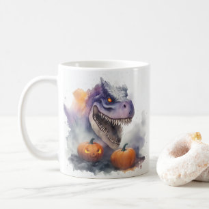 Halloween Dinosaur Pumpkins Coffee Mug