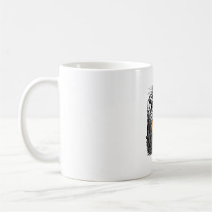 Halloween Dinosaur Skeleton Pumpkin Vintage Shirt  Coffee Mug