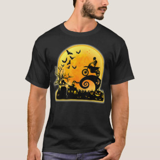 Halloween Dirt Bike Costume Funny Motocross Dirt B T-Shirt