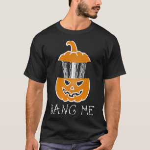 Halloween Disc Golf Pumpkin Frisbee Golf Ng Me Ske T-Shirt