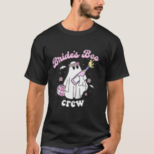Halloween Disco Ghost Bride s Boo Retro Crew Bache T-Shirt