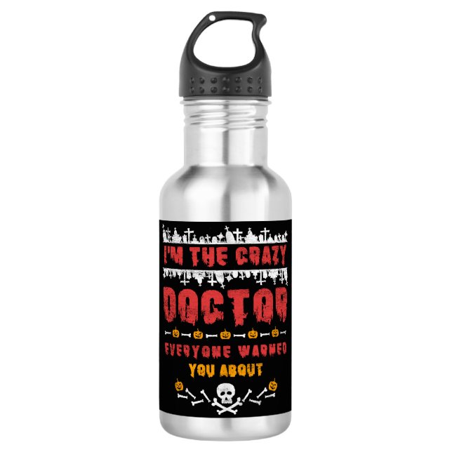 Halloween Doctor 710 Ml Water Bottle (Front)