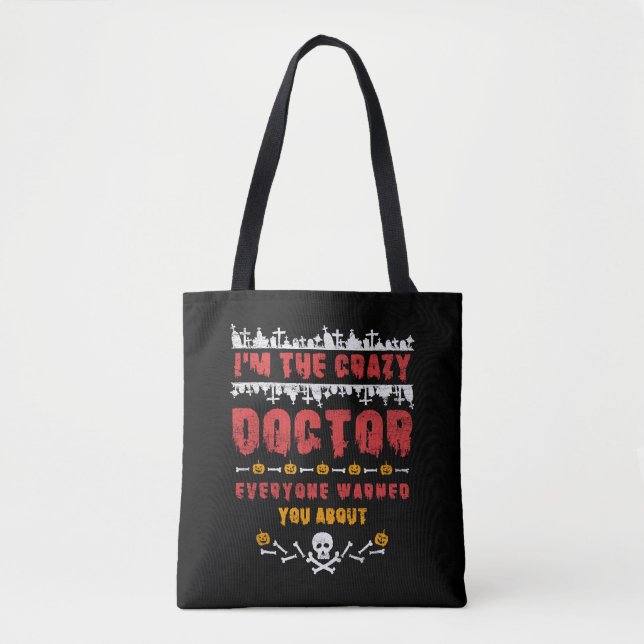 Halloween Doctor Tote Bag (Front)