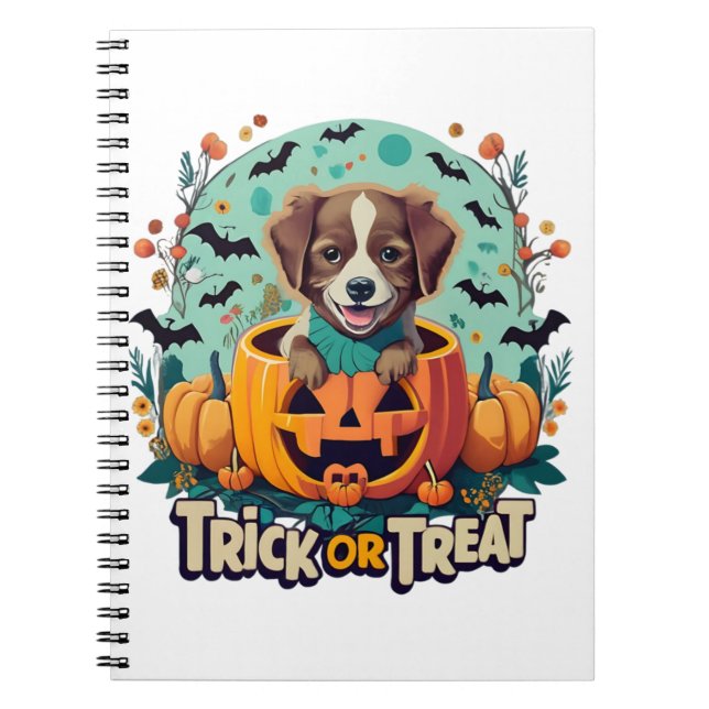 Halloween Dog  1 Notebook (Front)