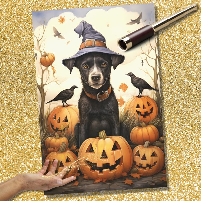 Halloween Dog 3 Decoupage Paper (Creator Uploaded)