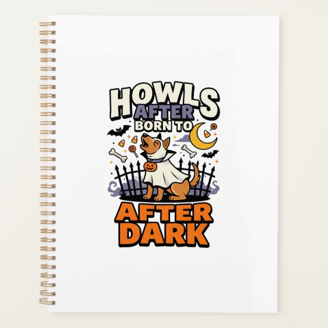 Halloween Dog Boo Crew (5) Planner (Front)