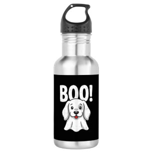 Halloween Dog Boo Cute Puppy Ghost Design 532 Ml Water Bottle