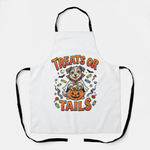 Halloween Dog Candy Mischief Apron