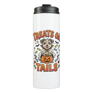 Halloween Dog Candy Mischief Thermal Tumbler