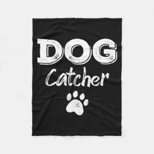 Halloween Dog Catcher Costume Fleece Blanket