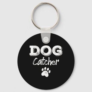 Halloween Dog Catcher Costume Key Ring