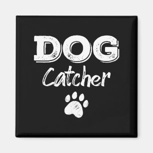 Halloween Dog Catcher Costume Magnet