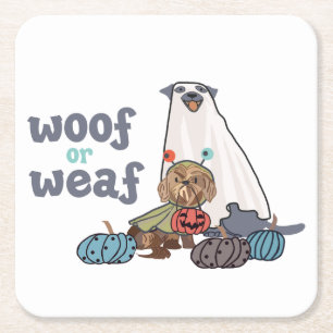 Halloween Dog Coaster