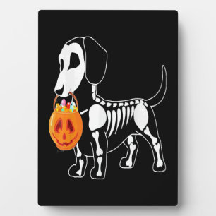 Halloween dog costume  plaque
