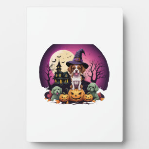 Halloween Dog Fall Lovers Plaque