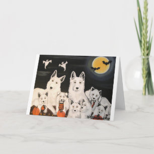 Halloween Dog Family Card