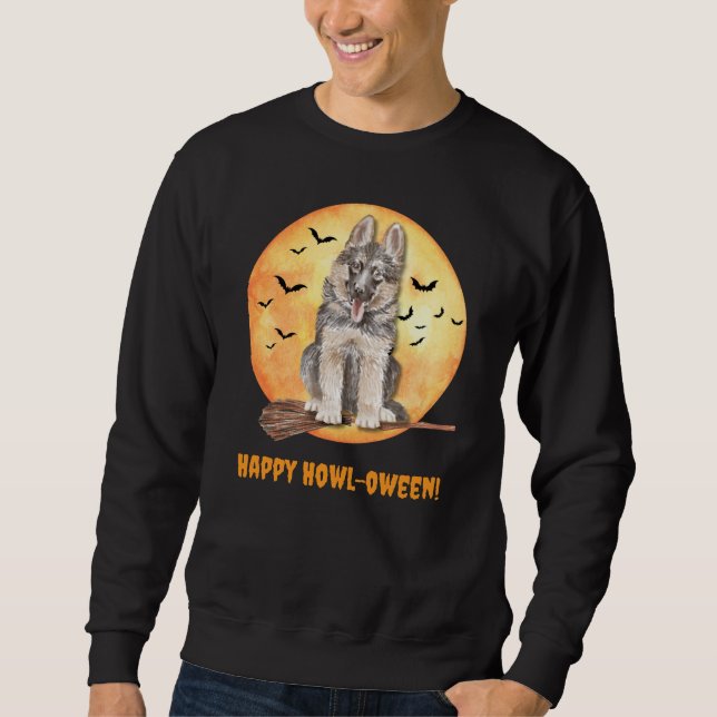 Halloween Dog German Shepherd Sweatshirt for men (Front)