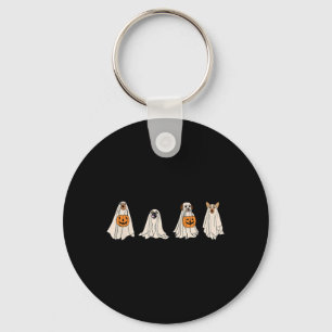 Halloween Dog Ghost Dog Shirt 2022 Happy Halloween Key Ring