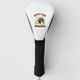 Halloween Dog Ghost Paws Golf Head Cover