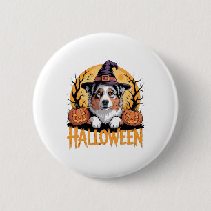 Halloween Dog Lover's Fun Mood Costume For Parties 6 Cm Round Badge
