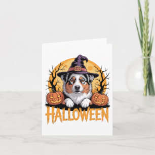 Halloween Dog Lover's Fun Mood Costume For Parties Card