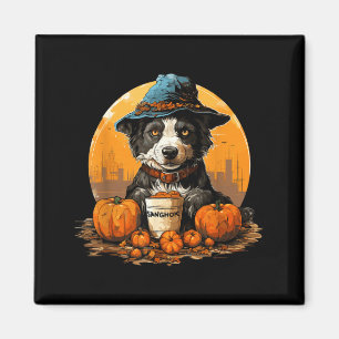 Halloween dog magnet