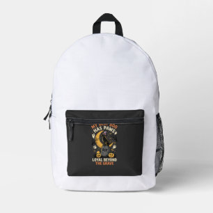 Halloween Dog Moonlit Mischief Printed Backpack