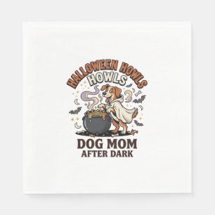 Halloween Dog Mum After Dark Napkin
