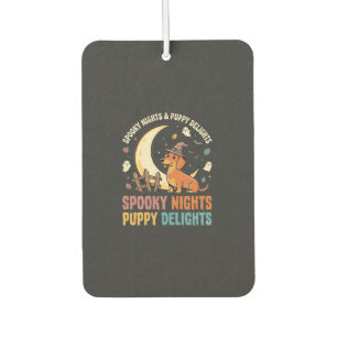 Halloween Dog Mum Moonlight Mischief Car Air Freshener
