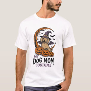 Halloween Dog Mum Shirt Witch Pup Costume Graphic_