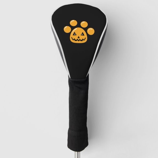 Halloween Dog Paw Golf Head Cover (Front)