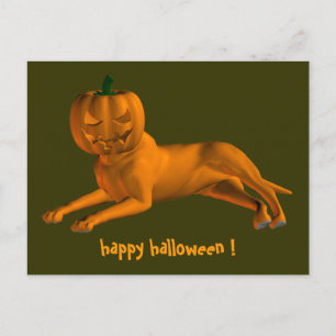 Halloween Dog Postcard