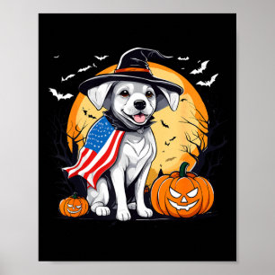 Halloween dog poster