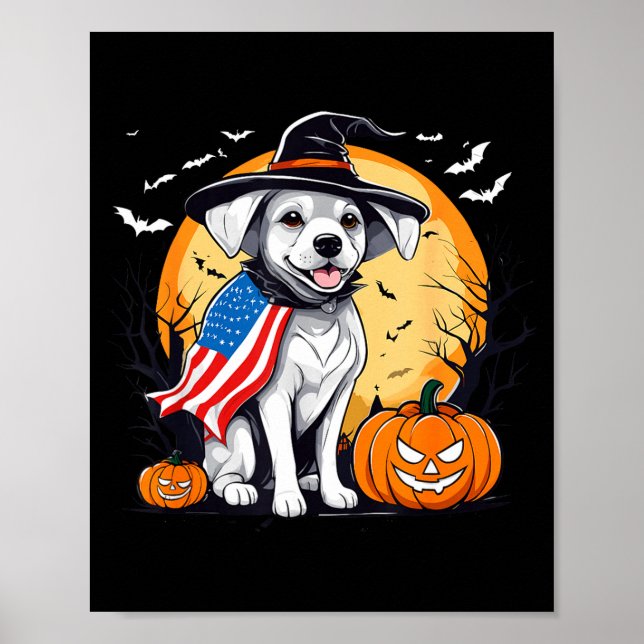 Halloween dog  poster (Front)