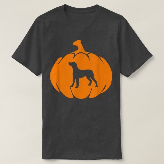 Halloween Dog Pumpkin  T-Shirt (Design Front)