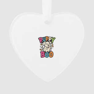 Halloween Dog Puppy Boo Ornament