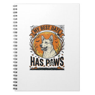 Halloween Dog Shirt For Proud Pet Parents Notebook