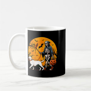 Halloween Dog Skeleton Leads Dog Halloween Coffee Mug