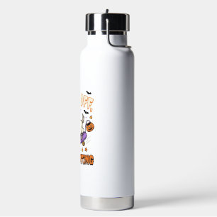 Halloween Dog Spooky Skate Ride Water Bottle