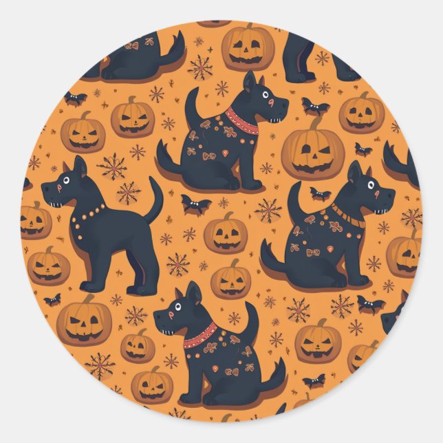 Halloween dog stickers (Front)