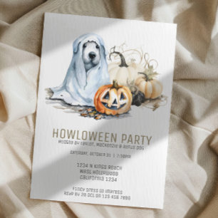 Halloween Dog Themed Party Howloween Fun Invitation